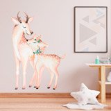 Stickers for Kids: Doe with her fawn 4