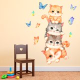 Stickers for Kids: Cats and Butterflies 3