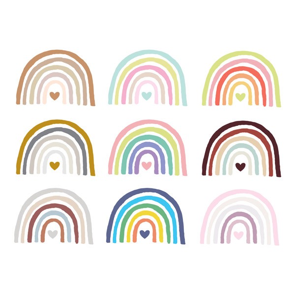 Stickers for Kids: Rainbow of colors