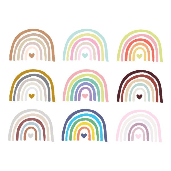 Stickers for Kids: Rainbow of colors