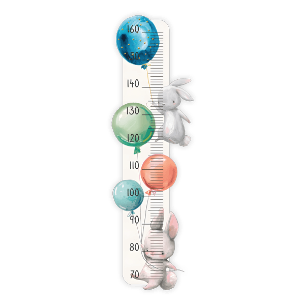 Stickers for Kids: Rabbit and balloon gauge