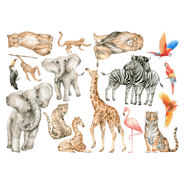 Stickers for Kids: Jungle animals 0