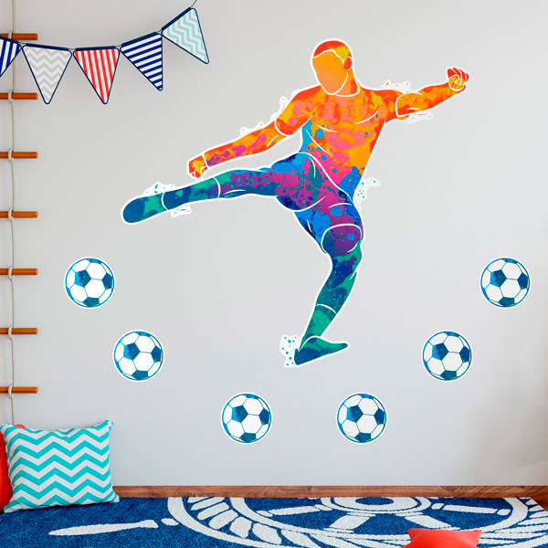 Wall Stickers: Back-tackling and balls