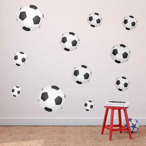 Wall Stickers: Set 11X footballs