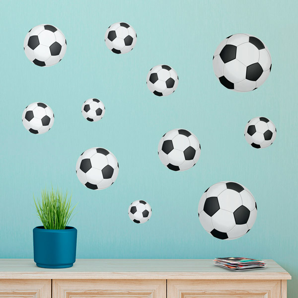 Wall Stickers: Set 11X footballs