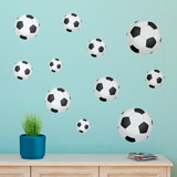 Wall Stickers: Set 11X footballs 3