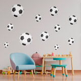 Wall Stickers: Set 11X footballs 4