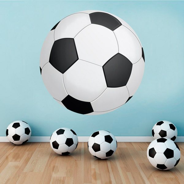 Wall Stickers: Classic football ball