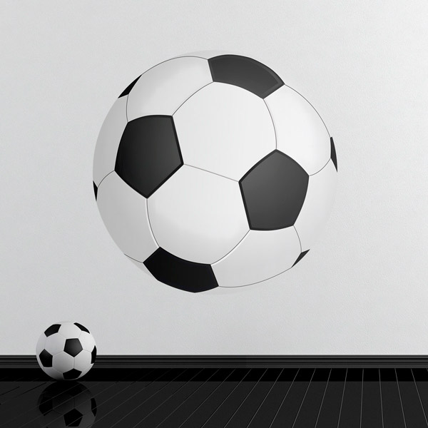 Wall Stickers: Classic football ball