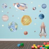 Stickers for Kids: Rockets and planets 3