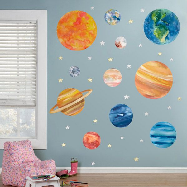 Stickers for Kids: Planets and stars