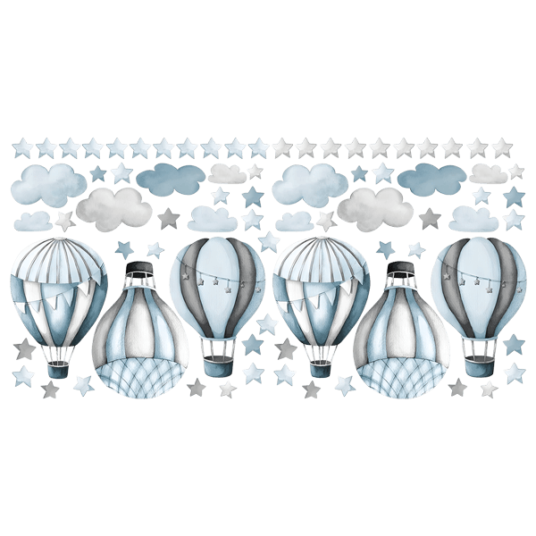 Stickers for Kids: Balloons and clouds 0