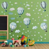 Stickers for Kids: Balloons and clouds 4