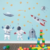 Stickers for Kids: Astronauts in space 3