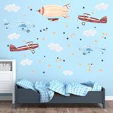 Stickers for Kids: Light aircraft and zeppelins 3