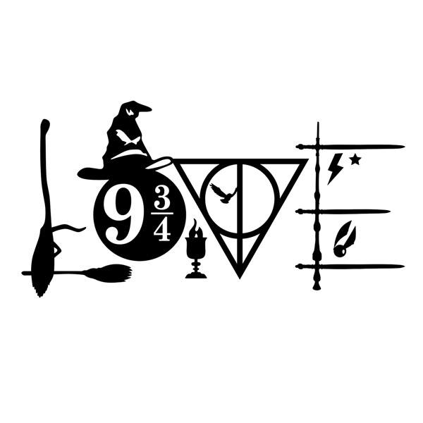 Wall Stickers: Harry Potter artefacts