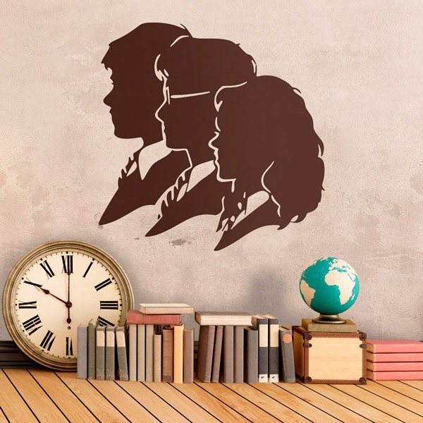 Wizard Trio Silhouette Decal 1/3