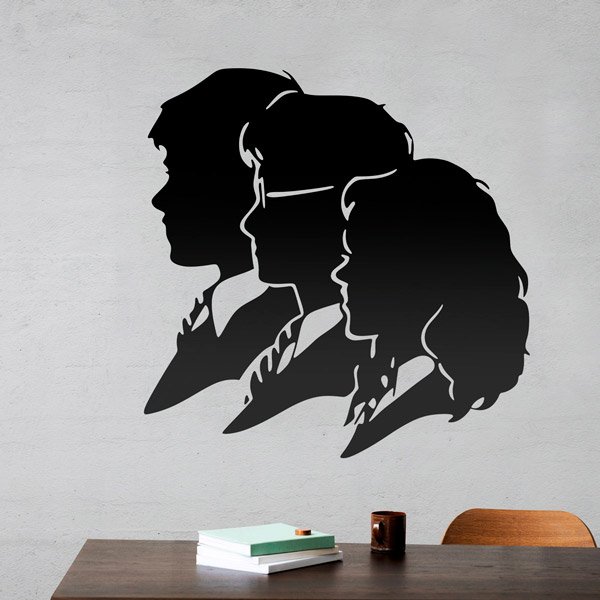 Wizard Trio Silhouette Decal 2/3