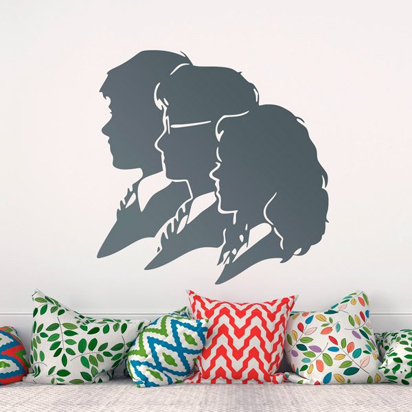 Wizard Trio Silhouette Decal 3/3