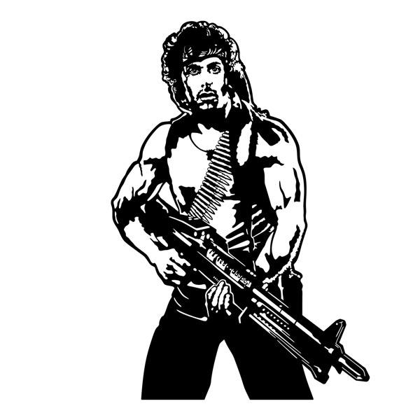 Wall Stickers: Rambo