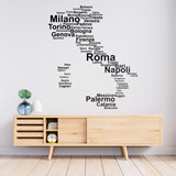 Wall Stickers: Typographic Italy 2