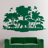 Wall Stickers: Silhouettes jungle 2