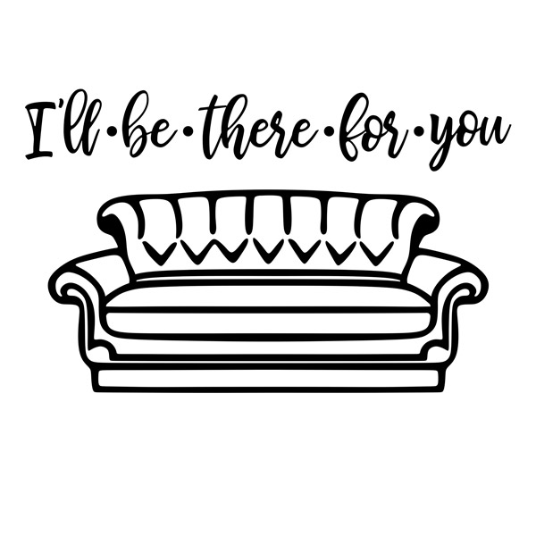 Wall Stickers: Friends Sofa