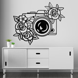 Wall Stickers: Camera with flowers 2 2