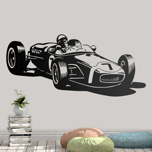 Wall Stickers: Racing car