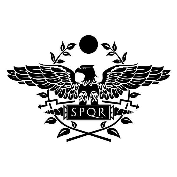 Wall Stickers: SPQR shield