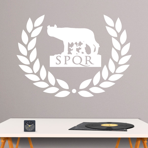 Wall Stickers: SPQR wolf