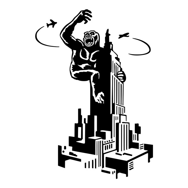 Wall Stickers: King Kong