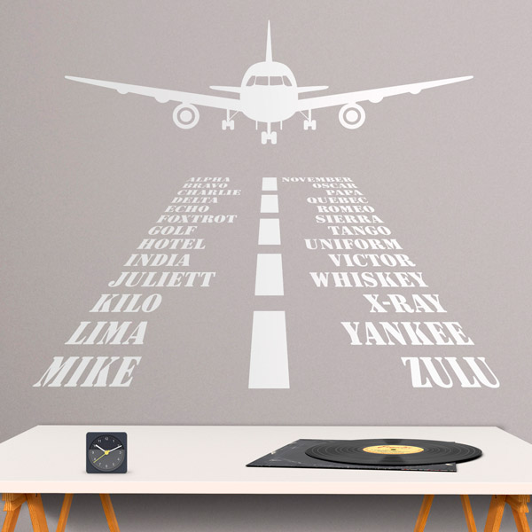 Wall Stickers: Take-off runway