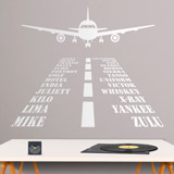 Wall Stickers: Take-off runway 2
