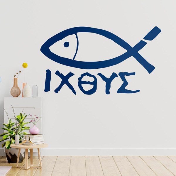 Wall Stickers: Christian Fish Symbol