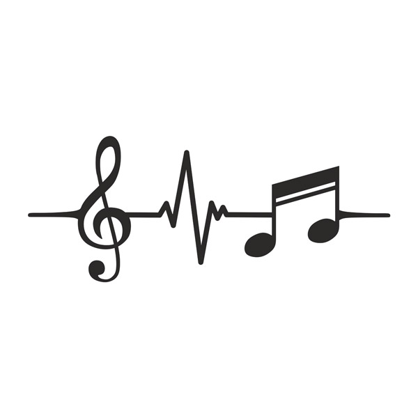Wall Stickers: Musical Cardiogram II
