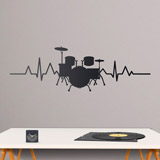 Wall Stickers: Drum Cardiogram 2