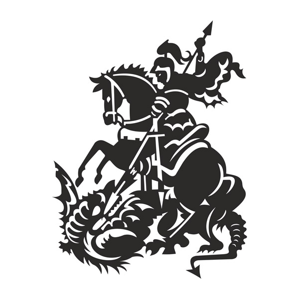 Wall Stickers: Saint George, Martyr Knight