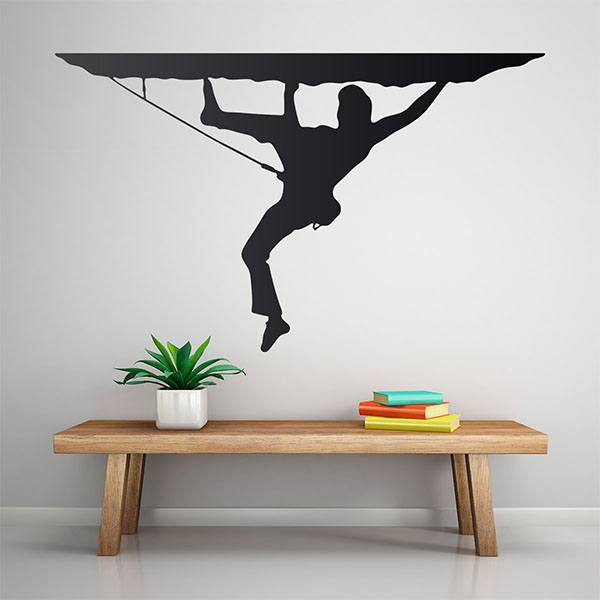 Wall Stickers: Suspension climbing