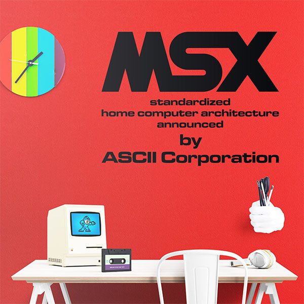 Wall Stickers: Msx ascii