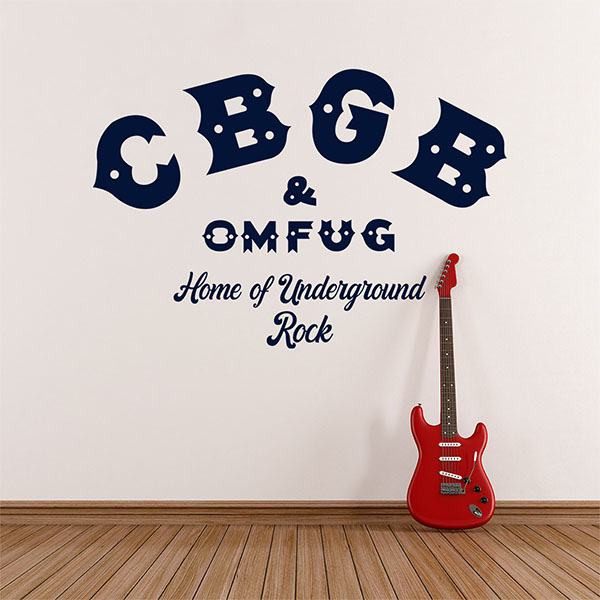 Wall Stickers: CBGB