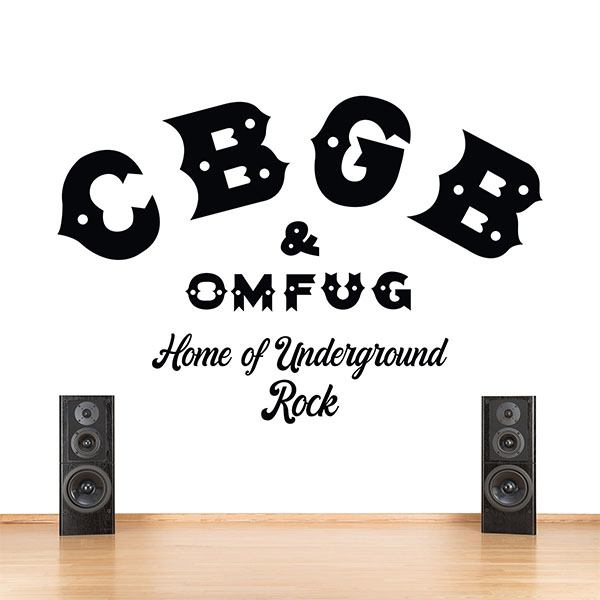 Wall Stickers: CBGB