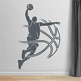 Wall Stickers: Basketball player 2