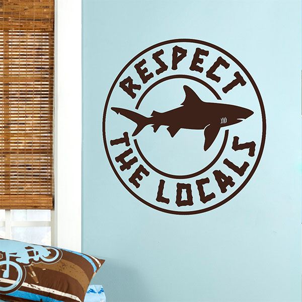 Wall Stickers: Respect the locals