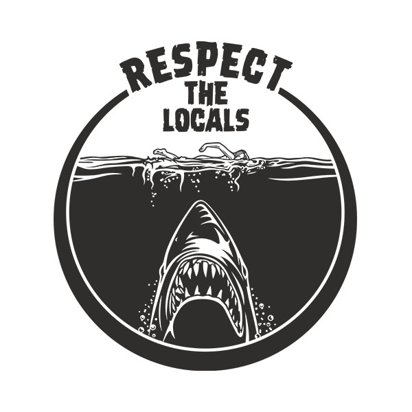 Wall Stickers: Respect the locals 2