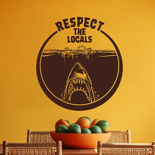 Wall Stickers: Respect the locals 2