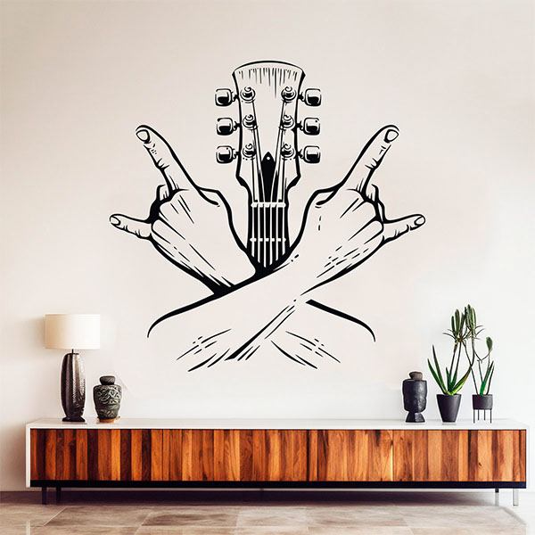 Wall Stickers: Rock Guitarist