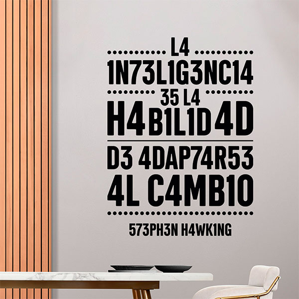 Wall Stickers: Hieroglyphic Intelligence