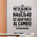 Wall Stickers: Hieroglyphic Intelligence 2