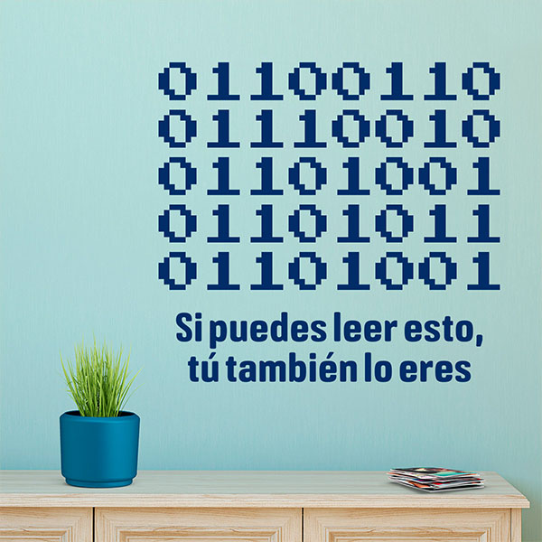 Wall Stickers: Geek, if you can read this